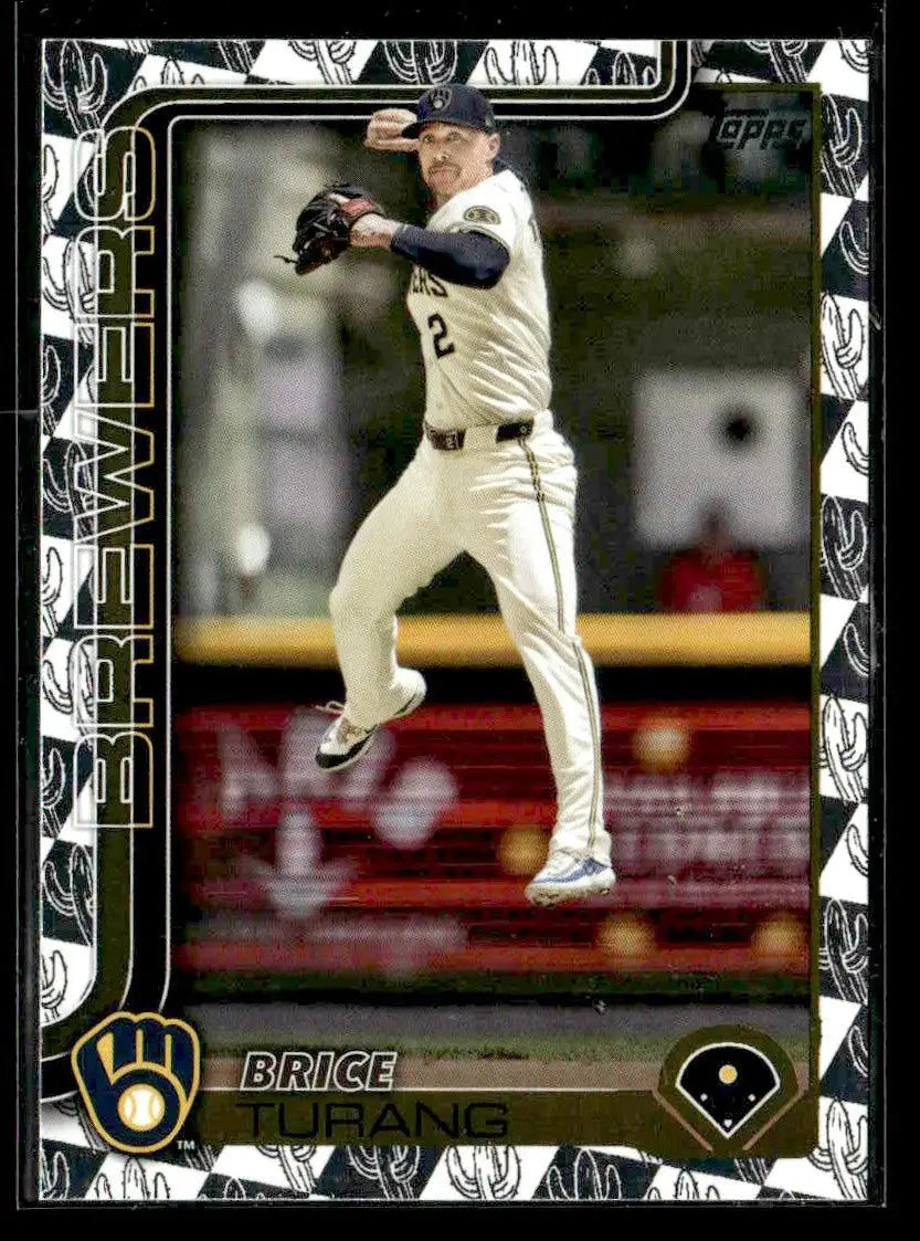 2025 Topps #45 Brice Turang Spring Training - Baseball Card Single
