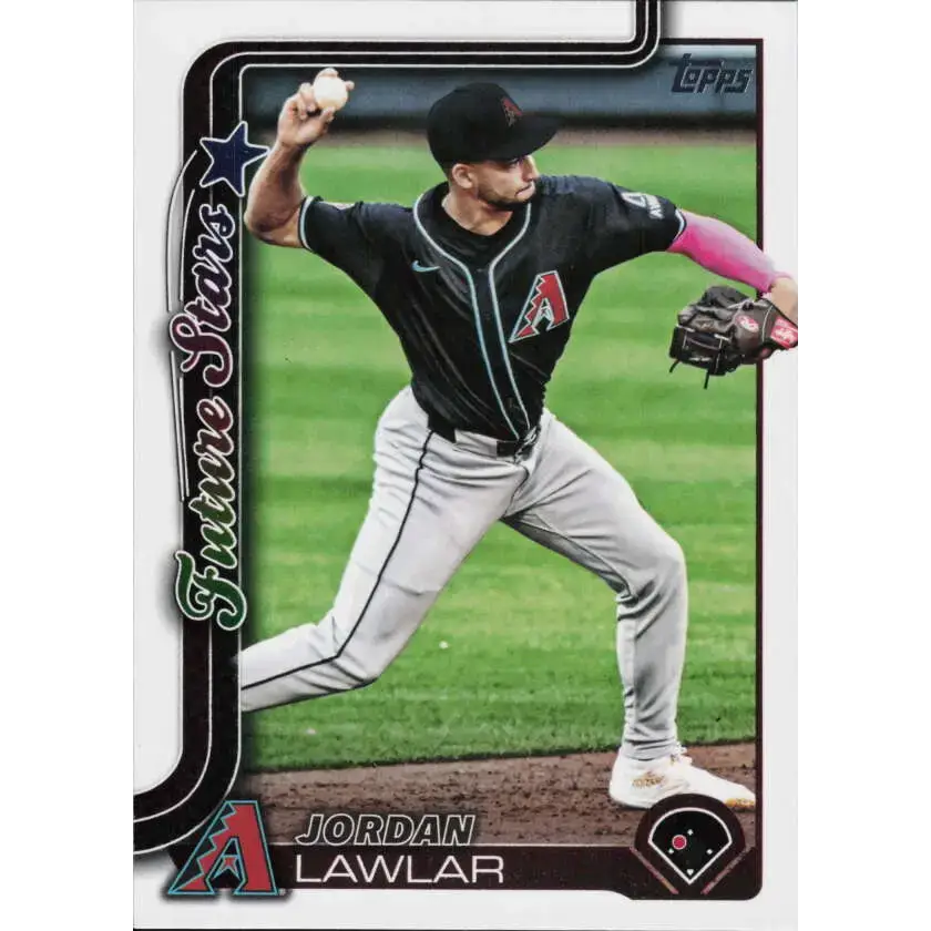 2025 Topps #452 Jordan Lawlar NM-MT Arizona Diamondbacks Baseball Card - Baseball Card Single