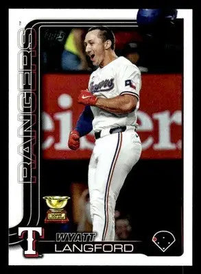 2025 Topps #455 Wyatt Langford - Baseball Card Single