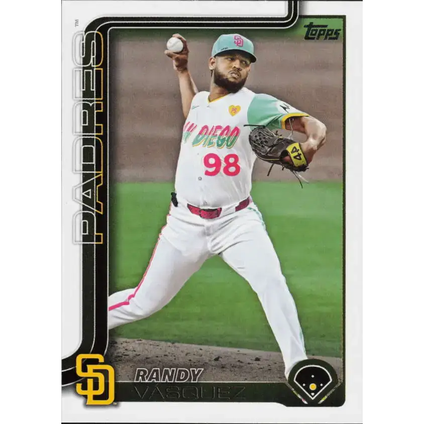 2025 Topps #456 Randy Vasquez NM-MT San Diego Padres Baseball Card - Baseball Card Single