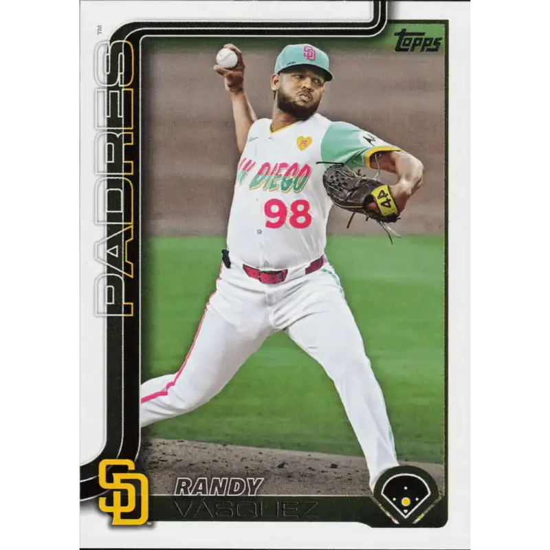 2025 Topps #456 Randy Vasquez NM-MT San Diego Padres Baseball Card - Baseball Card Single