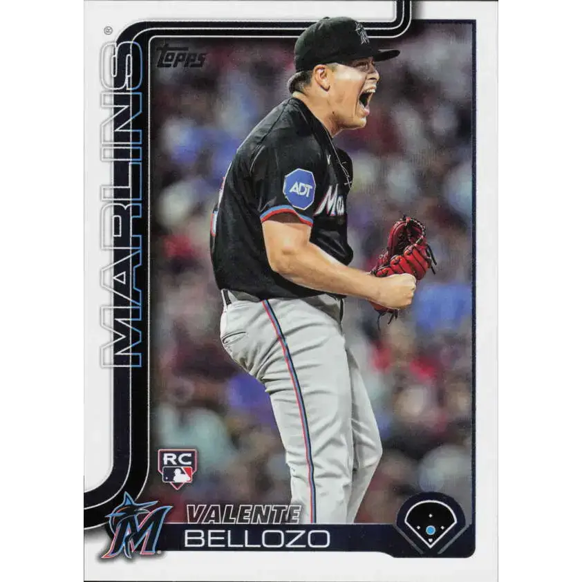 2025 Topps #458 Valente Bellozo NM-MT RC Rookie Miami Marlins Baseball Card - Baseball Card Single