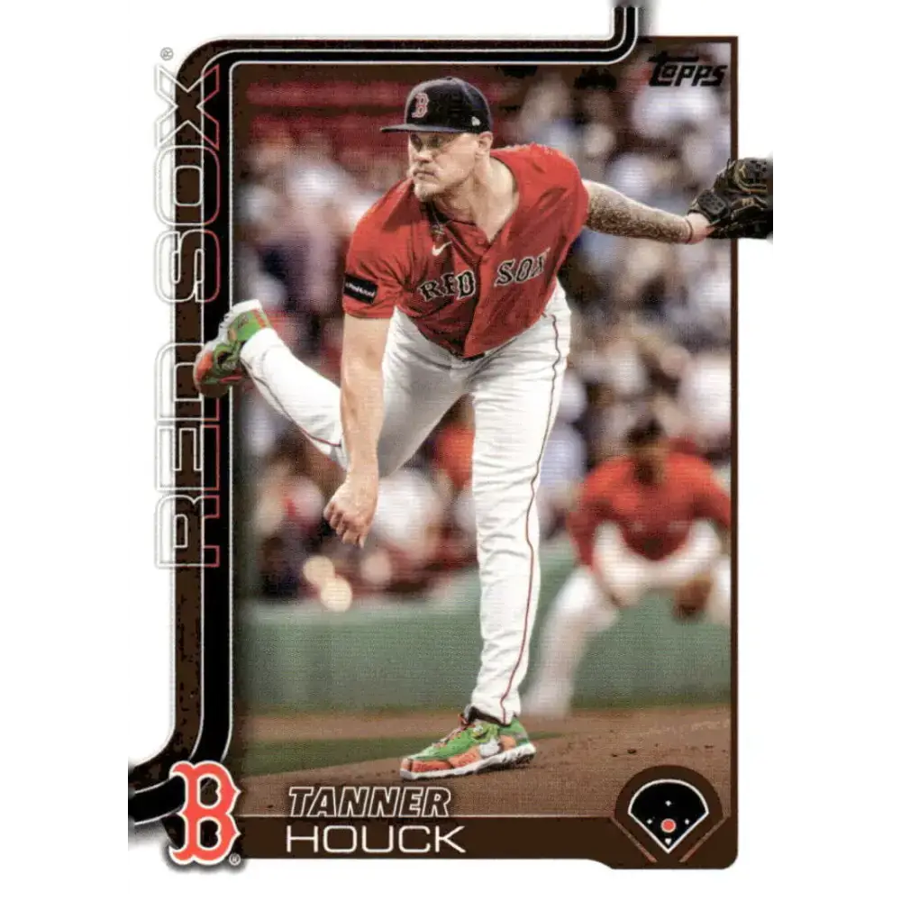 2025 Topps #46 Tanner Houck NM-MT Boston Red Sox Baseball Card - Baseball Card Single