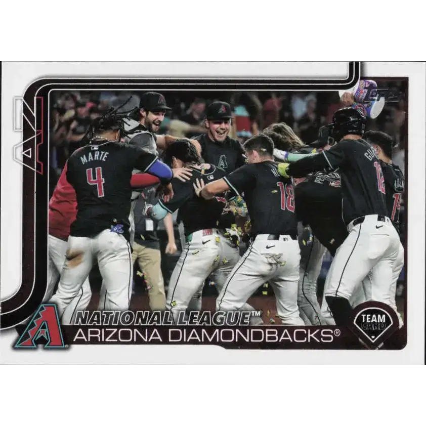 2025 Topps #466 Arizona Diamondbacks NM-MT Arizona Diamondbacks Baseball Card - Baseball Card Single