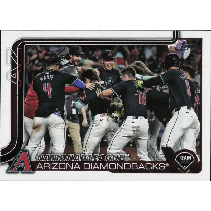 2025 Topps #466 Arizona Diamondbacks NM-MT Arizona Diamondbacks Baseball Card - Baseball Card Single