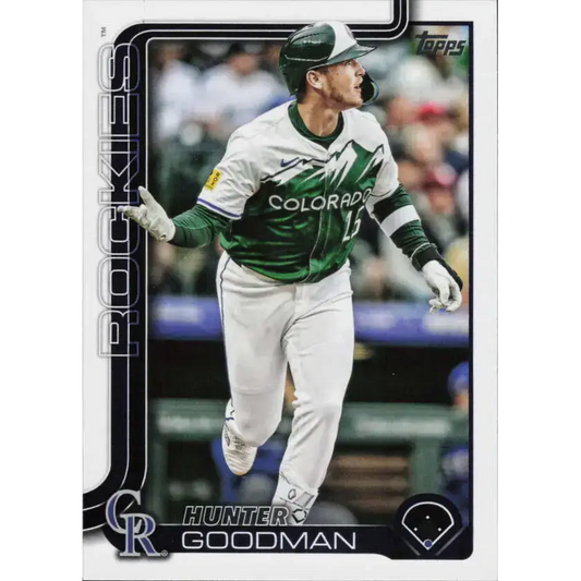 2025 Topps #467 Hunter Goodman NM-MT Colorado Rockies Baseball Card