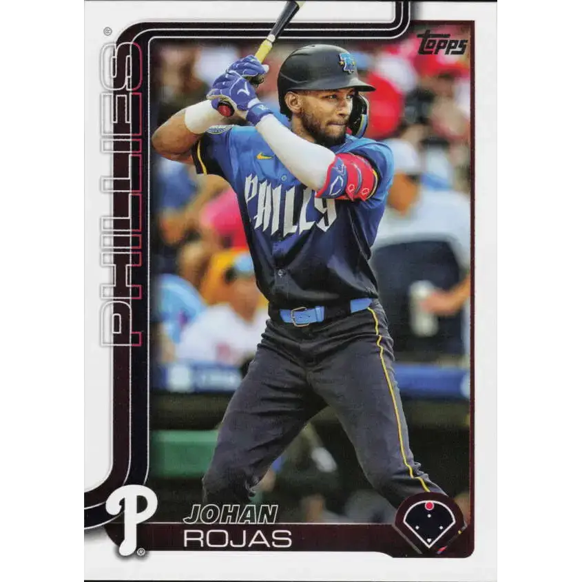 2025 Topps #469 Johan Rojas NM-MT Philadelphia Phillies Baseball Card - Baseball Card Single