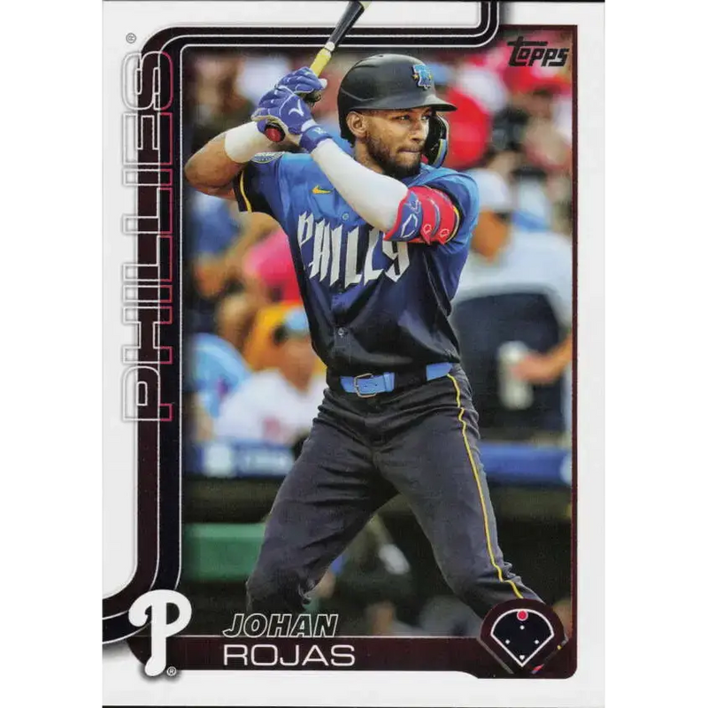 2025 Topps #469 Johan Rojas NM-MT Philadelphia Phillies Baseball Card - Baseball Card Single