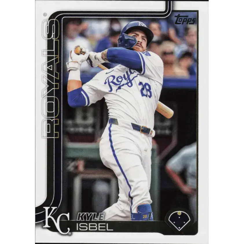 2025 Topps #470 Kyle Isbel NM-MT Kansas City Royals Baseball Card - Baseball Card Single