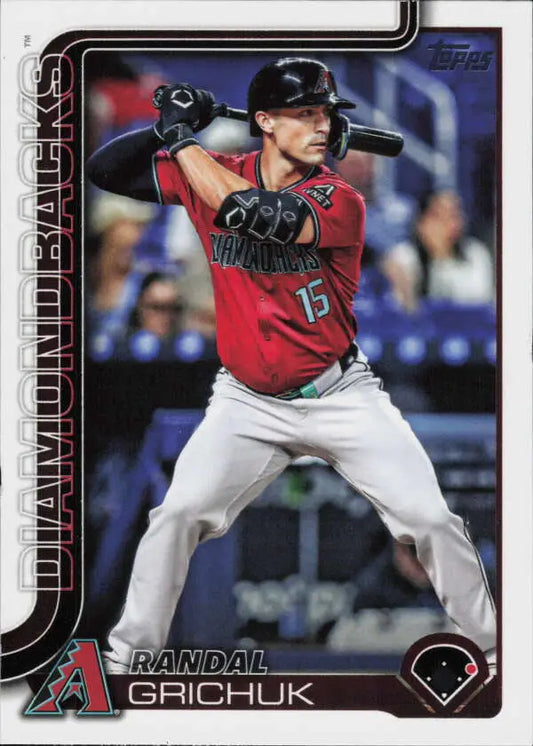 2025 Topps Randal Grichuk baseball card with original gloss NM-MT Diamondbacks