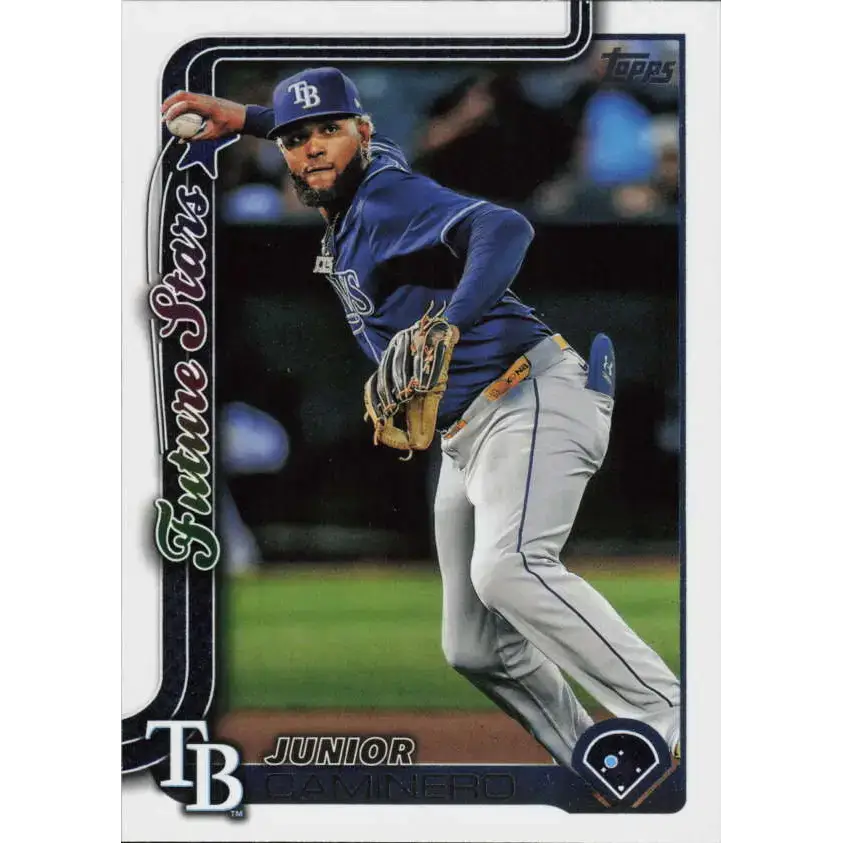 2025 Topps #477 Junior Caminero NM-MT Tampa Bay Rays Baseball Card - Baseball Card Single