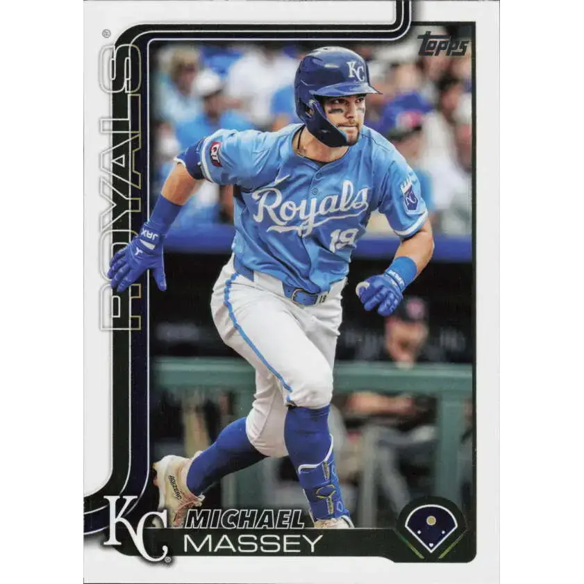 2025 Topps #481 Michael Massey NM-MT Kansas City Royals Baseball Card - Baseball Card Single