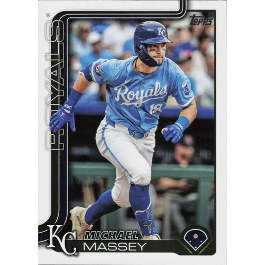 2025 Topps #481 Michael Massey NM-MT Kansas City Royals Baseball Card - Baseball Card Single