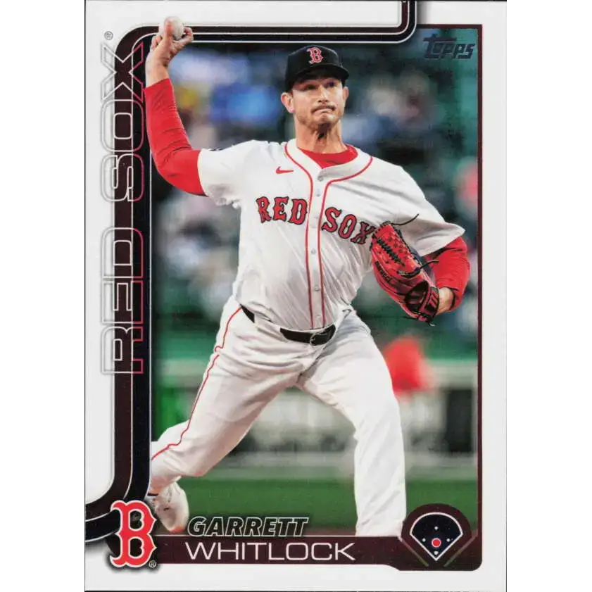2025 Topps #482 Garrett Whitlock NM-MT Boston Red Sox Baseball Card - Baseball Card Single