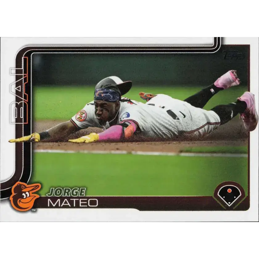 2025 Topps #484 Jorge Mateo NM-MT Baltimore Orioles Baseball Card - Baseball Card Single
