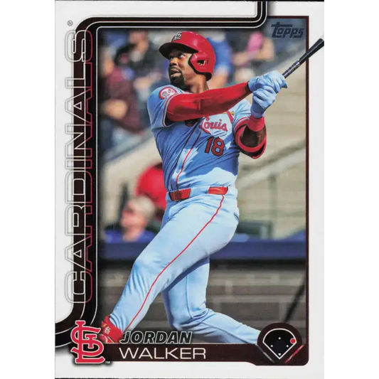 2025 Topps #485 Jordan Walker NM-MT St. Louis Cardinals Baseball Card - Baseball Card Single