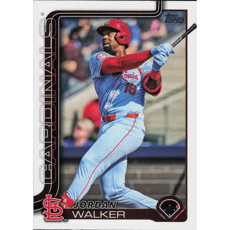 2025 Topps #485 Jordan Walker NM-MT St. Louis Cardinals Baseball Card - Baseball Card Single