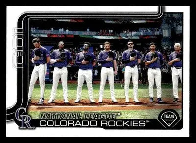 2025 Topps #486 Colorado Rockies - Baseball Card Single
