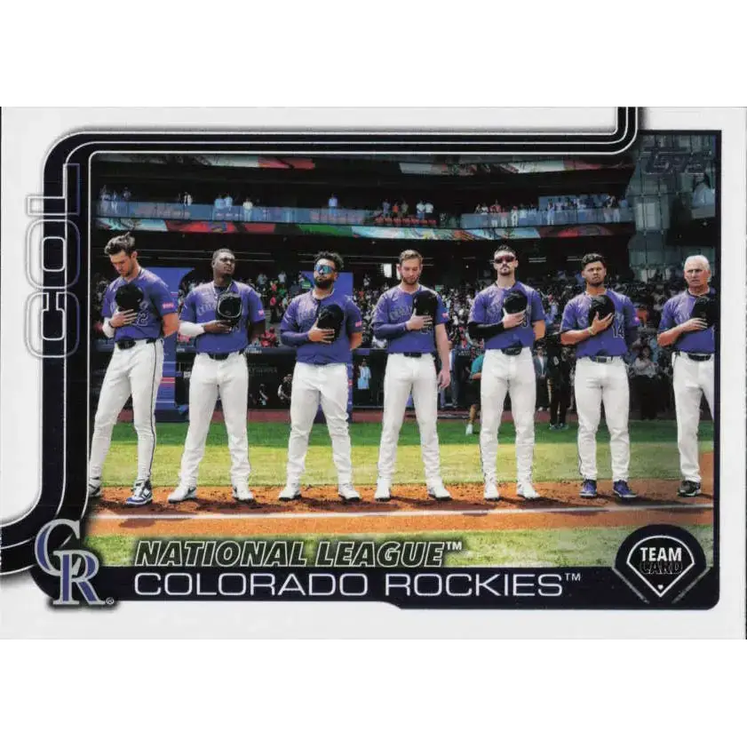 2025 Topps #486 Colorado Rockies NM-MT Colorado Rockies Baseball Card - Baseball Card Single