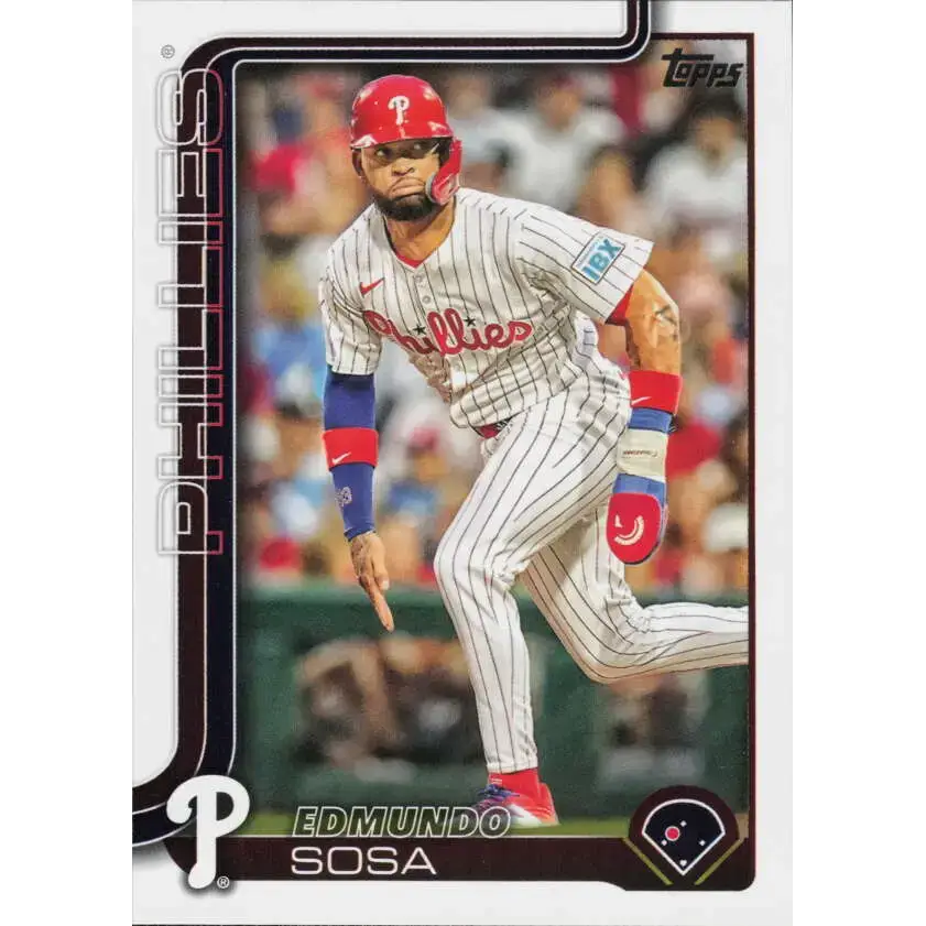 2025 Topps #489 Edmundo Sosa NM-MT Philadelphia Phillies Baseball Card - Baseball Card Single