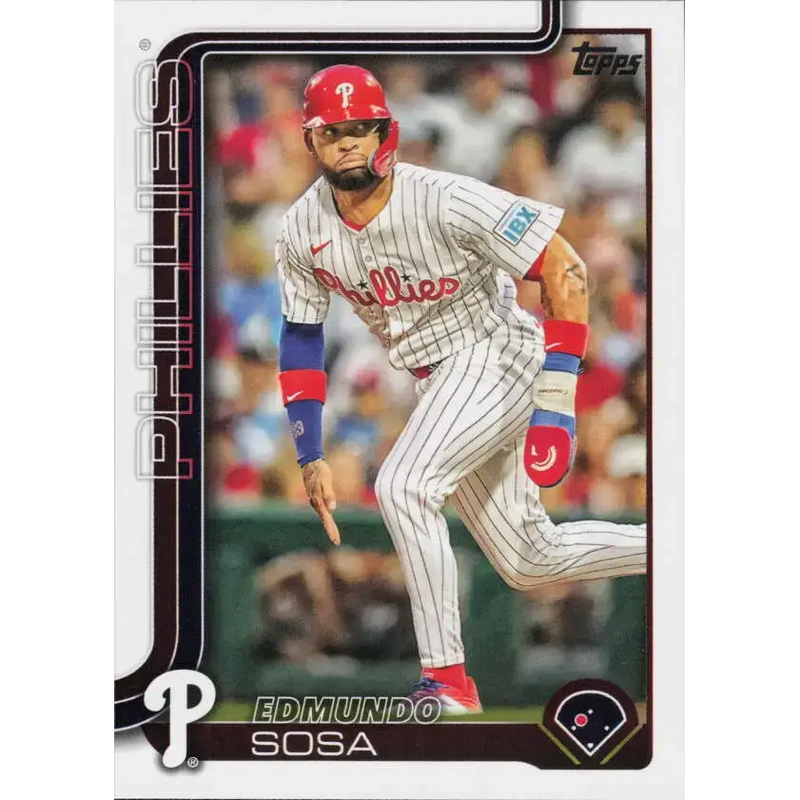 2025 Topps #489 Edmundo Sosa NM-MT Philadelphia Phillies Baseball Card - Baseball Card Single
