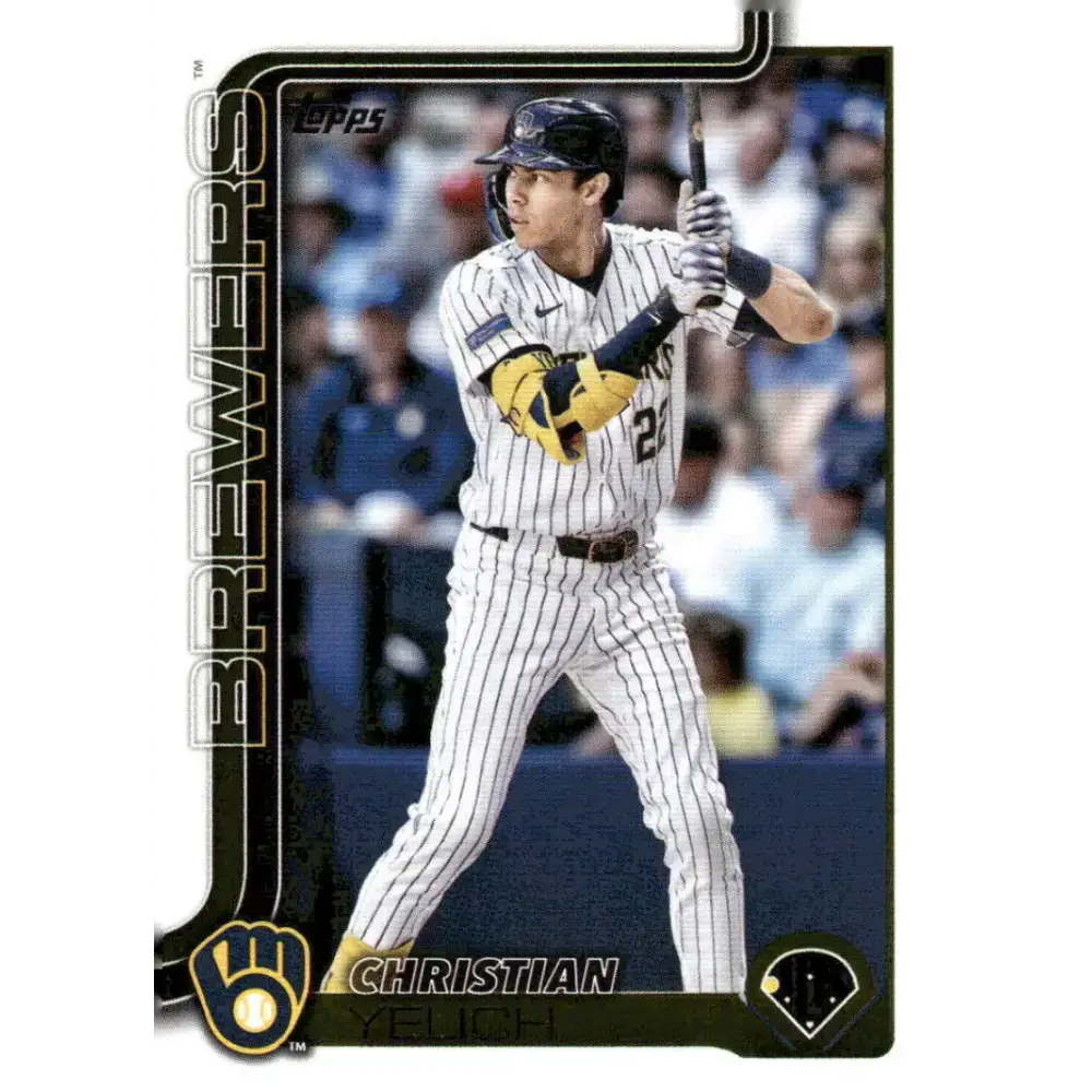 2025 Topps #49 Christian Yelich NM-MT Milwaukee Brewers Baseball Card - Baseball Card Single