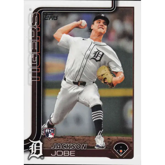 2025 Topps #490 Jackson Jobe NM-MT RC Rookie Detroit Tigers Baseball Card