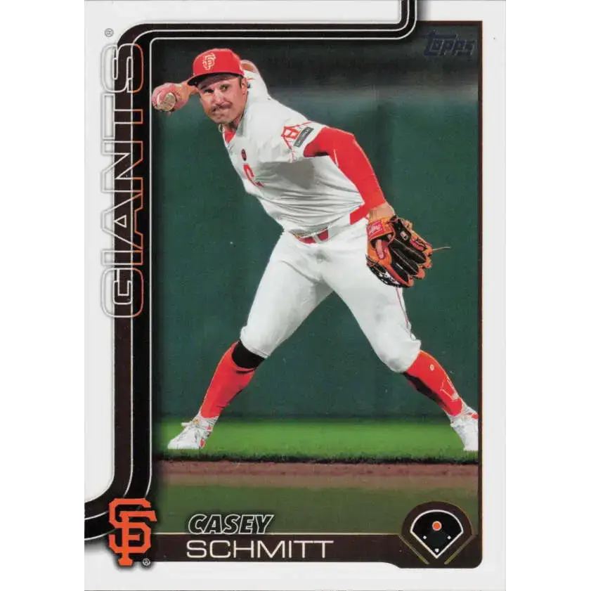 2025 Topps #495 Casey Schmitt NM-MT San Francisco Giants Baseball Card - Baseball Card Single