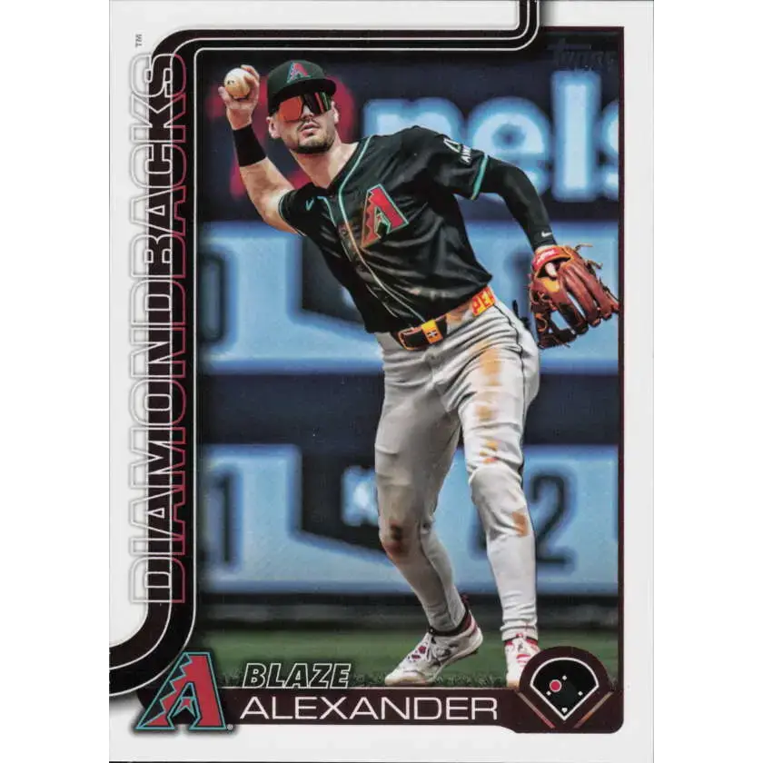 2025 Topps #499 Blaze Alexander NM-MT Arizona Diamondbacks Baseball Card - Baseball Card Single