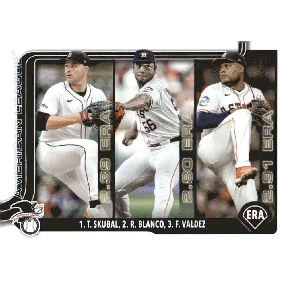 2025 Topps #5 Framber Valdez/Ronel Blanco/Tarik Skubal NM-MT Detroit Tigers/Houston Astros Baseball Card
