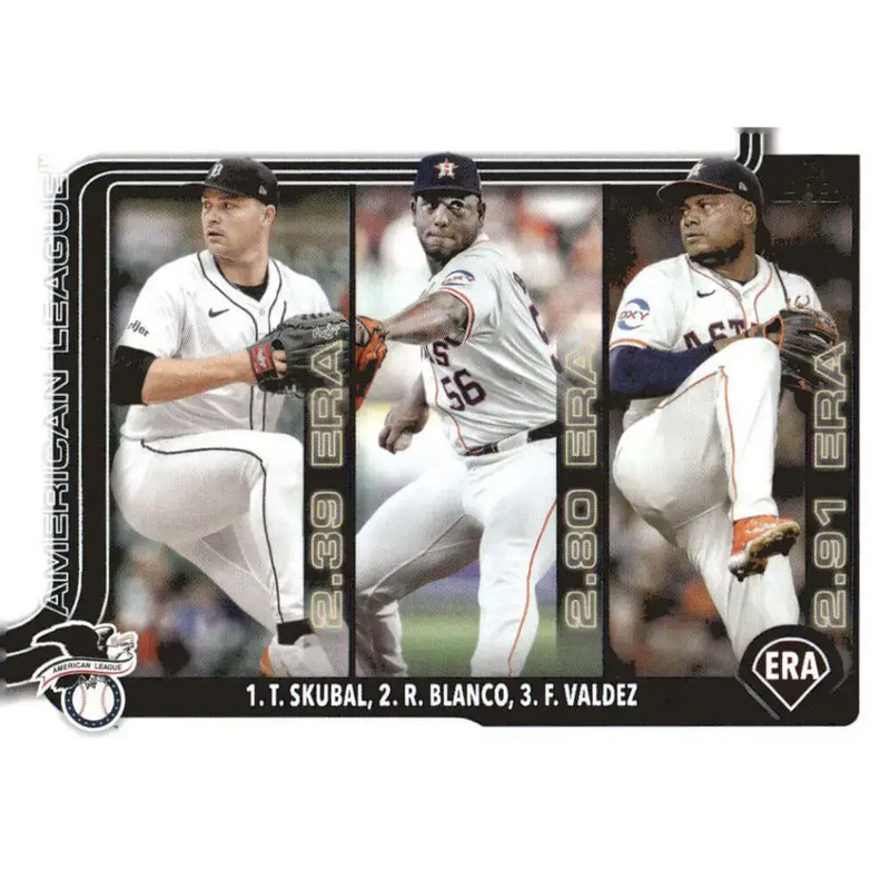 2025 Topps #5 Framber Valdez/Ronel Blanco/Tarik Skubal NM-MT Detroit Tigers/Houston Astros Baseball Card