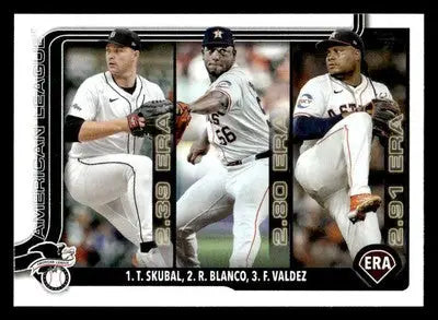 2025 Topps #5 Tarik Skubal/Ronel Blanco/Framber Valdez - Baseball Card Single