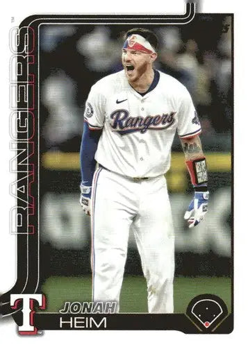 Official baseball trading card featuring Texas Rangers player Leody Taveras NM-MT