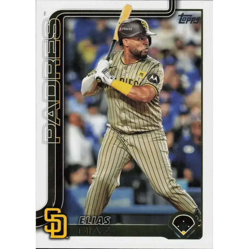 2025 Topps #501 Elias Diaz NM-MT San Diego Padres Baseball Card - Baseball Card Single