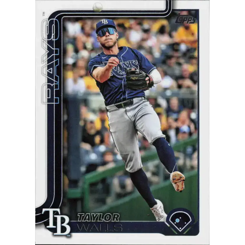 2025 Topps #502 Taylor Walls NM-MT Tampa Bay Rays Baseball Card - Baseball Card Single