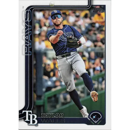 2025 Topps #502 Taylor Walls NM-MT Tampa Bay Rays Baseball Card