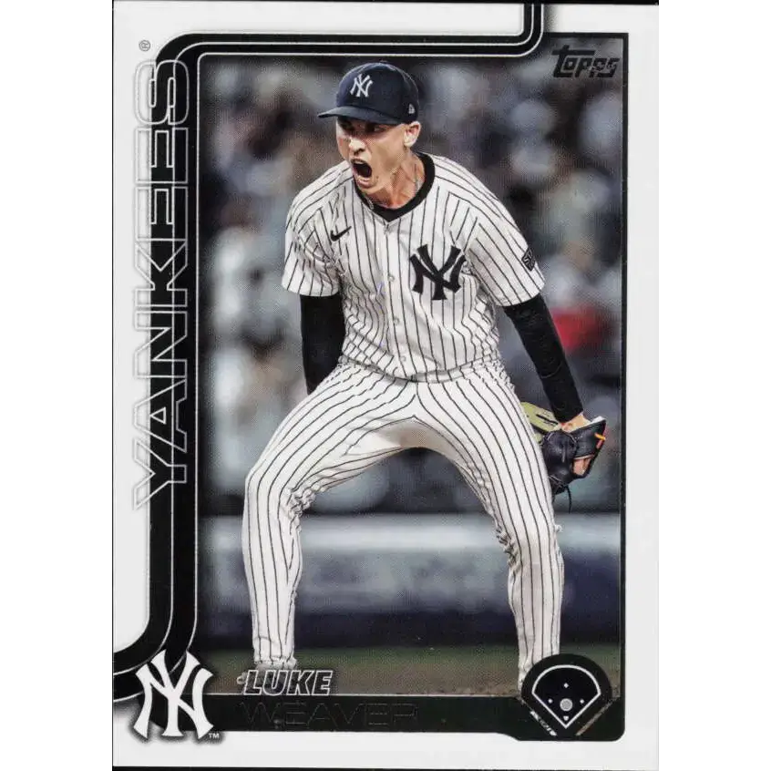 2025 Topps #506 Luke Weaver NM-MT New York Yankees Baseball Card - Baseball Card Single