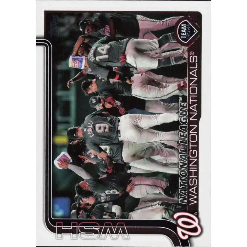 2025 Topps #507 Washington Nationals NM-MT Washington Nationals Baseball Card - Baseball Card Single