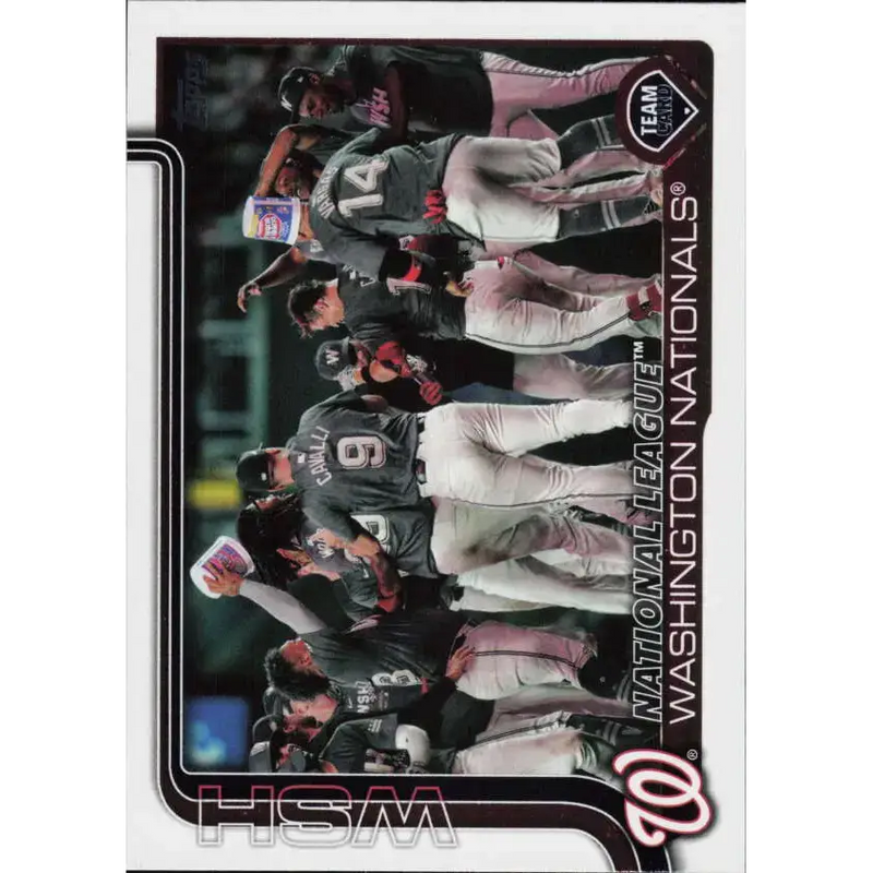 2025 Topps #507 Washington Nationals NM-MT Washington Nationals Baseball Card - Baseball Card Single