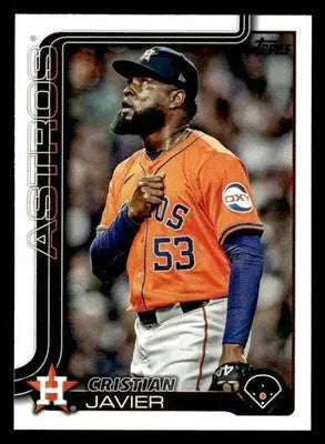 2025 Topps #509 Cristian Javier - Baseball Card Single