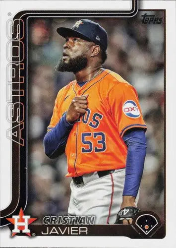2025 Topps #509 Cristian Javier NM-MT Astros ID:78411 - Baseball Card Single