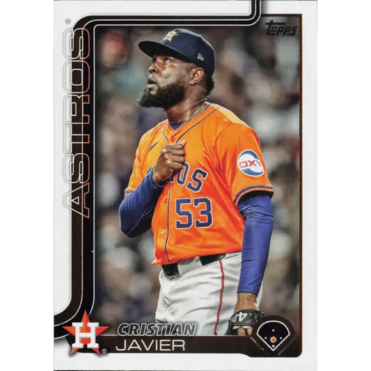 2025 Topps #509 Cristian Javier NM-MT Houston Astros Baseball Card