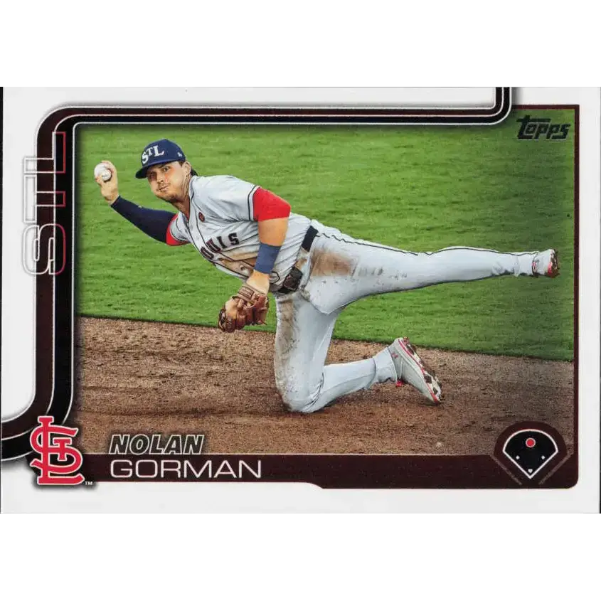 2025 Topps #510 Nolan Gorman NM-MT St. Louis Cardinals Baseball Card - Baseball Card Single