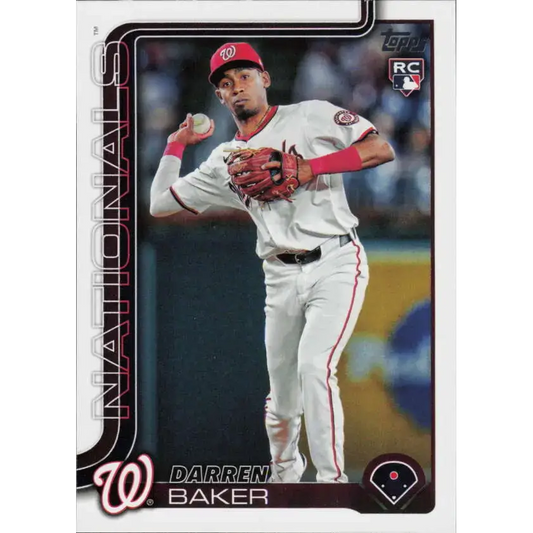 2025 Topps #511 Darren Baker NM-MT RC Rookie Washington Nationals Baseball Card