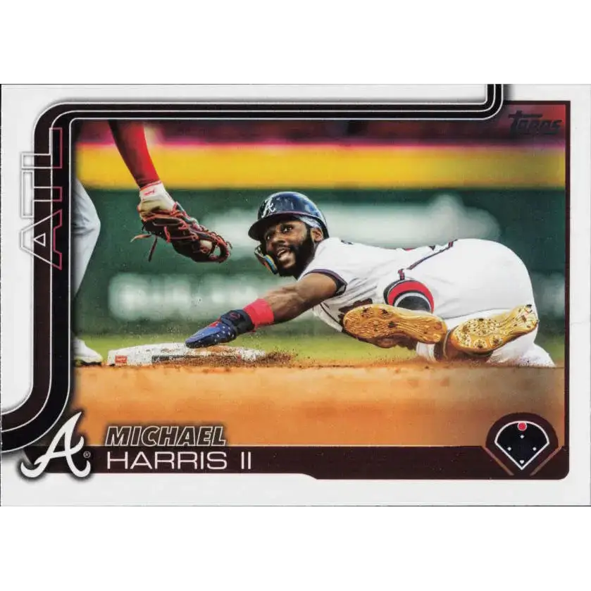 2025 Topps #512 Michael Harris II NM-MT Atlanta Braves Baseball Card - Baseball Card Single