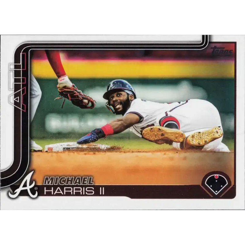 2025 Topps #512 Michael Harris II NM-MT Atlanta Braves Baseball Card - Baseball Card Single