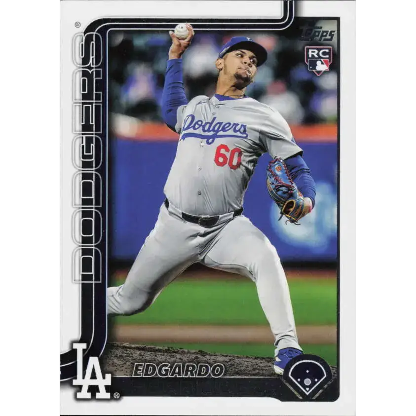 2025 Topps #513 Edgardo Henriquez NM-MT RC Rookie Los Angeles Dodgers Baseball Card - Baseball Card Single