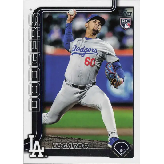 2025 Topps #513 Edgardo Henriquez NM-MT RC Rookie Los Angeles Dodgers Baseball Card - Baseball Card Single