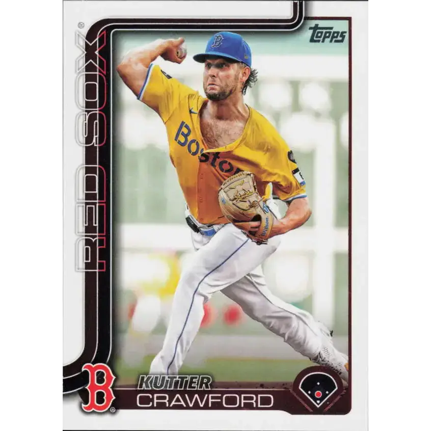 2025 Topps #515 Kutter Crawford NM-MT Boston Red Sox Baseball Card - Baseball Card Single