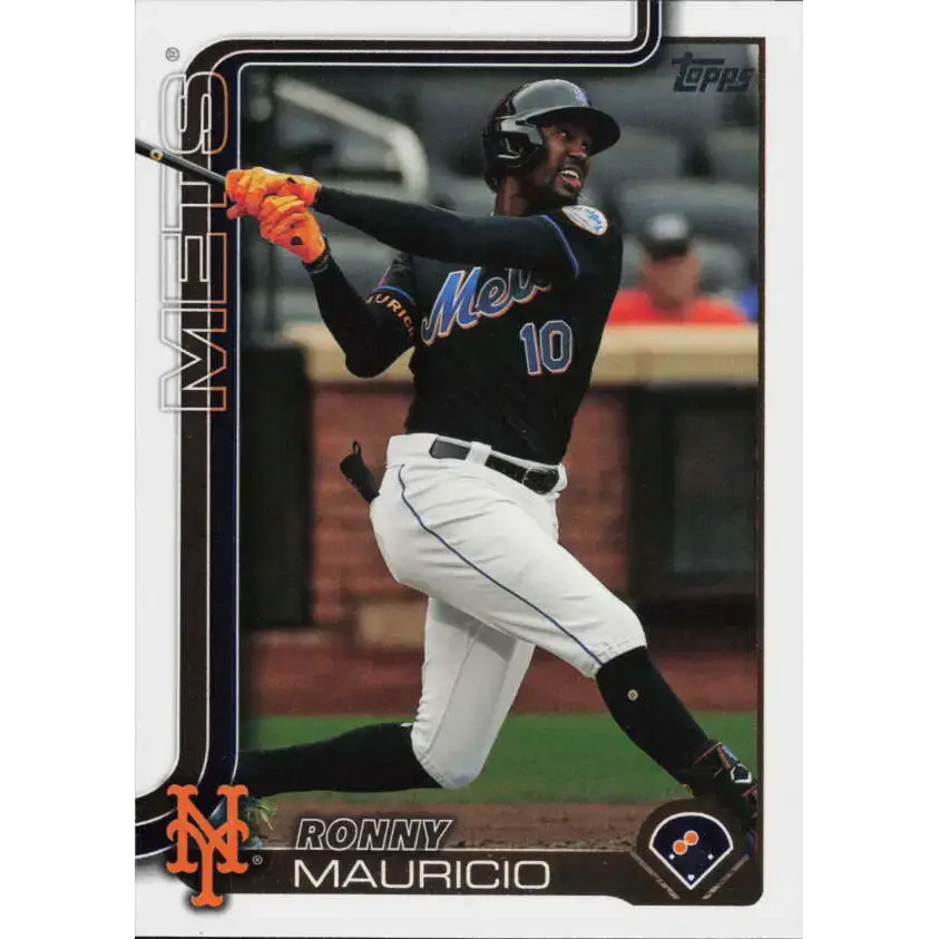 2025 Topps #518 Ronny Mauricio NM-MT New York Mets Baseball Card - Baseball Card Single